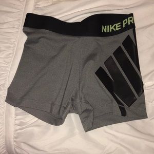 Nike pro spandex shorts